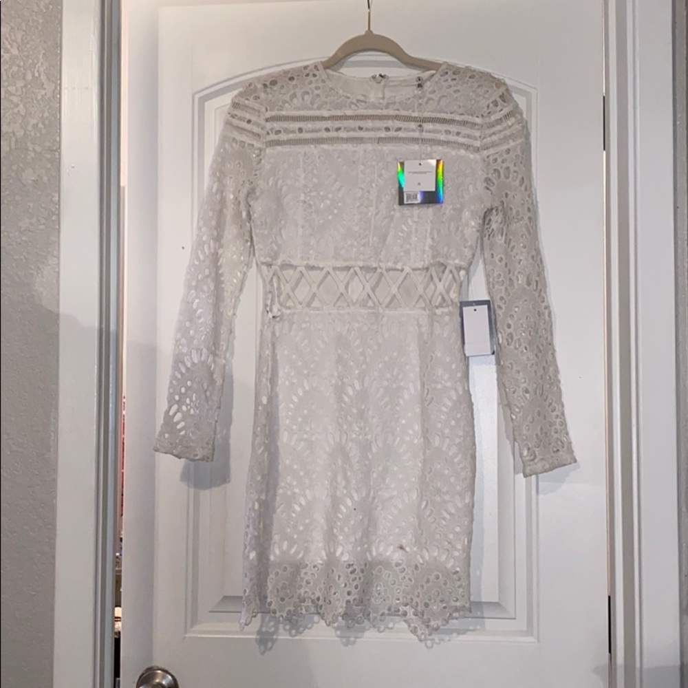 Missguided White tea dress from Nordstrom